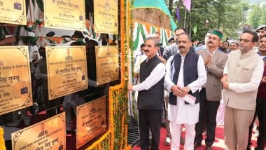 India News | Himachal CM Sukhu Dedicates Development Projects Worth Rs. 51.10 Crore to Kasumpti Assembly Constituency