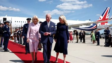 World News | King Charles Arrives in DC Amid Trans-Atlantic Tensions, 250th Anniversary Cheers