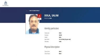 जागतिक बातम्या | दाऊदचा प्रमुख सहकारी आणि ड्रग किंगपिन सलीम डोला इस्तंबूलमध्ये अटक केल्यानंतर भारतात हद्दपार