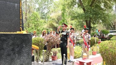 India News | COAS General Dwivedi Returns to Alma Mater; Inspires Cadets at Sainik School Rewa