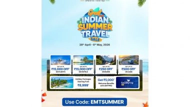 Business News | EaseMyTrip Announces 'Great Indian Summer Travel Sale', Bringing Exclusive Travel Deals for Summer Holidays