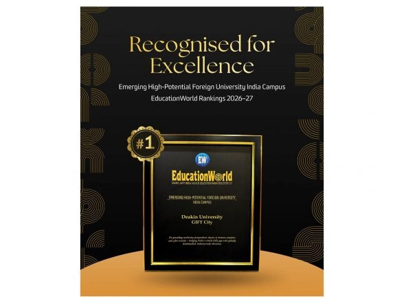 Business News | Deakin University Ranked #1 Emerging Foreign University Campus, Strengthens India's Skilling Push