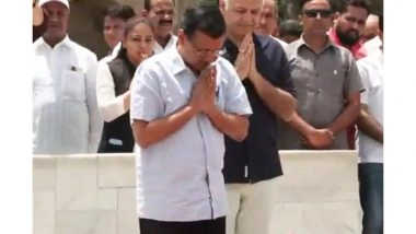 India News | Delhi Excise Policy Case: Kejriwal Pays Tribute to Mahatma Gandhi at Rajghat, Backs 'Satyagraha' Stance