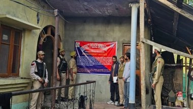 India News | Srinagar Police Cracks Down: Rs 1.5 Crore Assets of Drug Peddler Attached