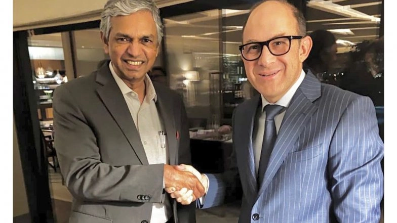 World News | Argentine Envoy Extends Wishes to Senior Diplomat P Kumaran on Appointment as India's High Commissioner to UK