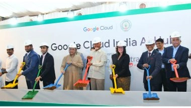 Business News | Google's USD 15 Billion India AI Hub Project Takes off in Visakhapatnam