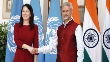 World News | EAM Jaishankar Meets UNGA President Baerbock in New Delhi; Discusses UN Reforms, Global Challenges
