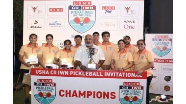 Business News | Dinkers Minda United WIN the Inaugural USHA CII-IWN Pickleball Invitational 2026