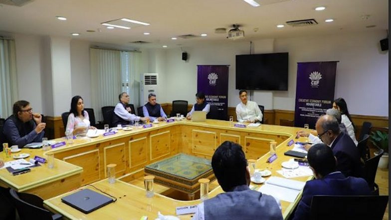 Entertainment News | Creative Economy Forum Convenes High-level Roundtable with Sanjeev Sanyal on Generative AI, Copyright, Future of India's Creative Industries