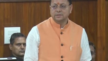 India News | Uttarakhand CM Dhami Responds to Opposition's Legislative Queries During Special Assembly Session; Reiterates 'Sabka Saath, Sabka Vikas' Commitment
