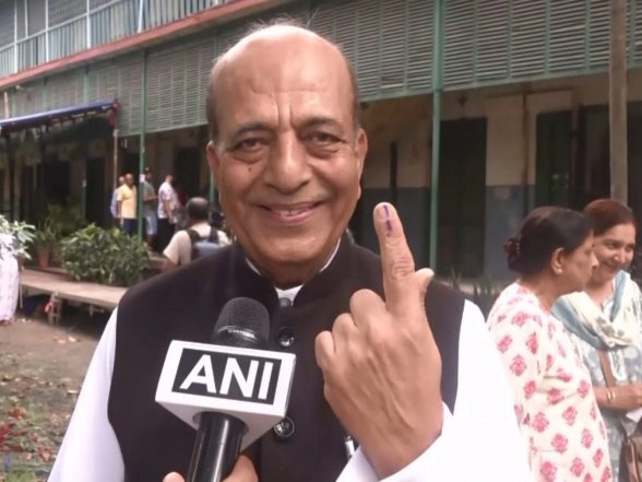 India News | Newly Appointed India's High Commissioner to Bangladesh Dinesh Trivedi Casts Vote in Kolkata's Ballygunge