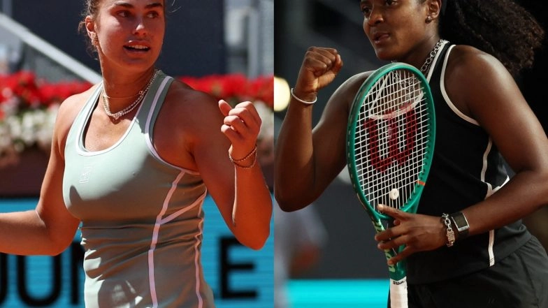 Sports News | Hailey Baptiste Shocks World No. 1 Sabalenka to Enter Madrid Open Women's Singles Semi-final