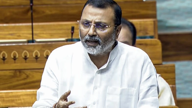 India News | 'Violence Put Garland of Victory on BJP': Nishikant Dubey Slams Nadia Attack, Lauds Bengal BJP Workers' Hard Work