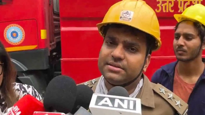 India News | Ghaziabad Fire: No Casualties, Residents Safely Evacuated; Blaze Contained, Says CFO Rahul Kumar