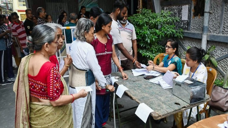 India News | Polling Concludes for High-stakes West Bengal Assembly Elections, 90% Voter Turnout Recorded Till 5 PM