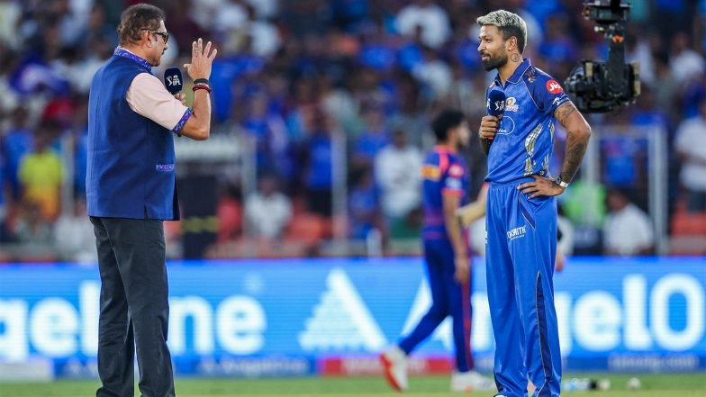 Sports News | IPL: Hardik Pandya Opts to Bat as MI Face SRH in a Must-win Clash