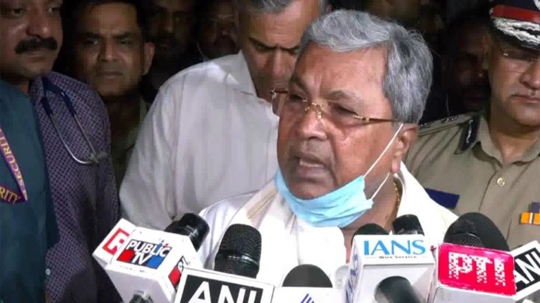 India News | Bengaluru Compound Wall Collapse: Karnataka CM Siddaramaiah Announces Ex-gratia of ₹5 Lakh for Victim's Kin