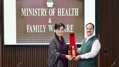 World News | Union Minister JP Nadda Meets Ecuador FM Rosero, Discusses Enhancing Bilateral Health Cooperation
