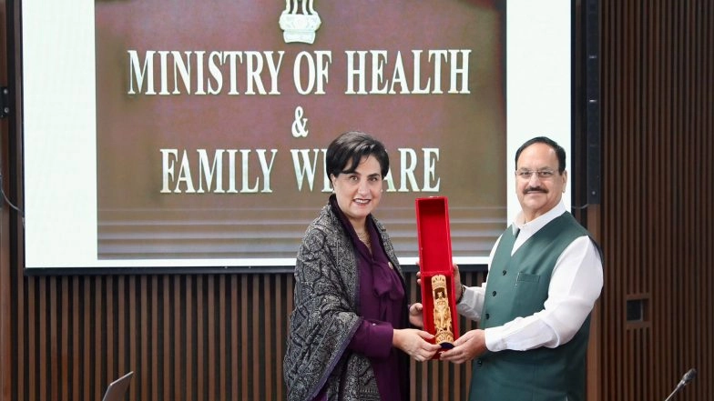 World News | Union Minister JP Nadda Meets Ecuador FM Rosero, Discusses Enhancing Bilateral Health Cooperation