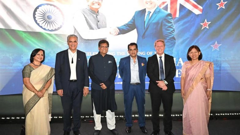 Business News | 'Future-ready Indo-Pacific': Amitabh Kant Hails India-New Zealand FTA; Praises Minister Goyal, McClay