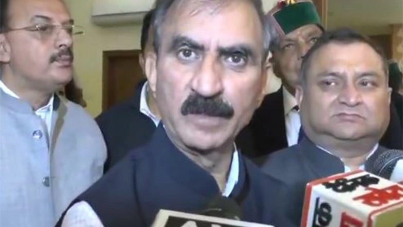 India News | Himachal CM Sukhu Says Congress Finalising Municipal Corporation Poll Candidates; Voting on May 17
