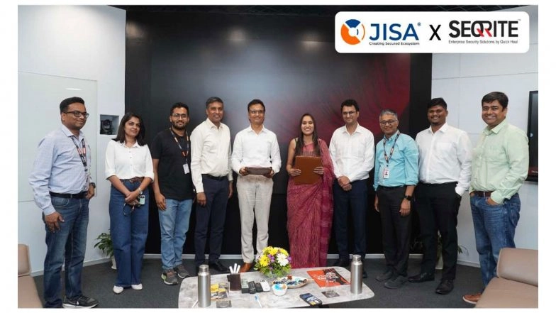 Business News | JISA Softech and Seqrite Partner to Deliver Integrated Data Protection and Data Privacy Solutions for Global Enterprises