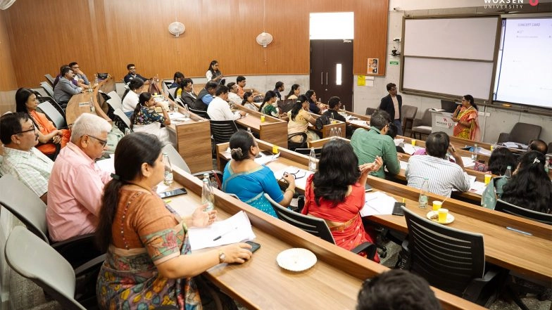 Business News | Shaping Future-Ready School Leaders: Woxsen University Leads Design Thinking Initiative for Principals