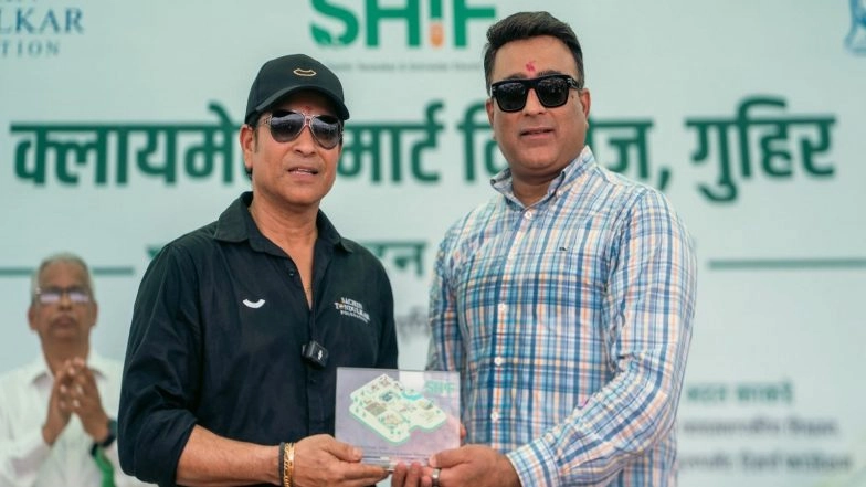 Business News | From Clean Energy to Stronger Livelihoods: Sachin Tendulkar and Schneider Electric India Transform Guhir Village Through Spreading Happiness InDiya Foundation