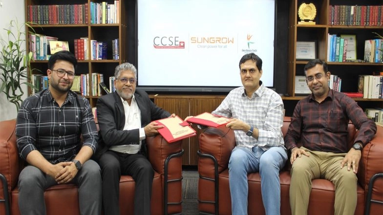Business News | Sungrow and CCSE (social Arm of Fiinovation) to Launch Solar Skill Programme to Empower Youth in Delhi