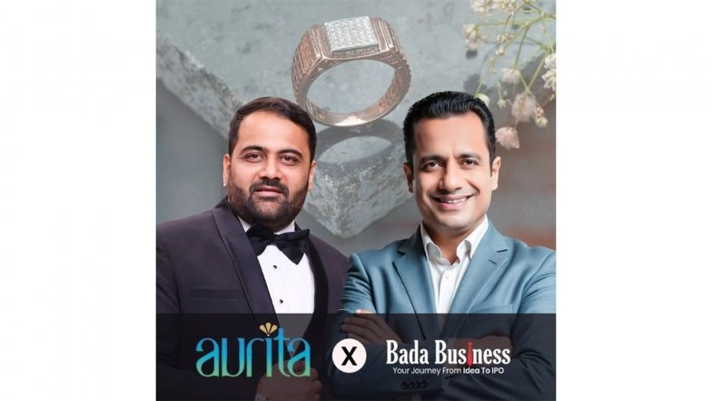 Business News | Aurita Natural Diamonds Achieves 4x Inventory Turnover, Strengthens Capital Utilization and Projects 250% Growth After Collaborating with Dr. Vivek Bindra and Bada Business Private Limited