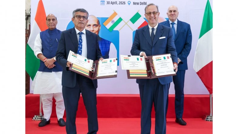 World News | India, Italy Exchange Bilateral Military Cooperation Plan for 2026-27; Strengthen Maritime Information Sharing Via Gurugram Fusion Centre