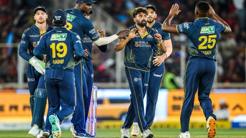 Sports News | IPL 2026: GT Bowlers Dominate as RCB Bundle out for 155