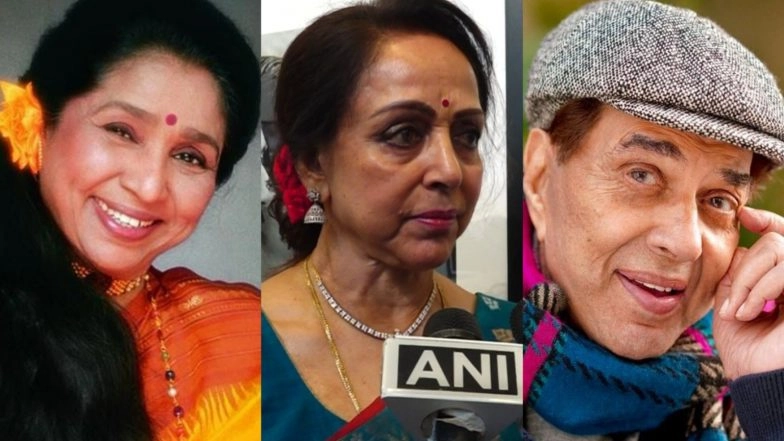 Entertainment News | They Were Legends: Hema Malini Pays Tribute to Asha Bhosle, Dharmendra