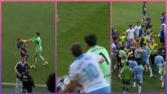 La Liga 2 Fight Video: Zaragoza Goalkeeper Esteban Andrada Punches Huesca Captain Jorge Pulido