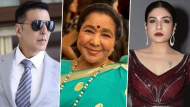 Asha Bhosle Passes Away: Akshay Kumar, Raveena Tandon, Karan Johar and Others Pay Heartfelt Tribute to Late Legendary Singer (See Post)