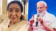 Asha Bhosle Health Update: PM Narendra Modi Expresses Concern, Prays for Legendary Singer&rsquo;s Speedy Recovery