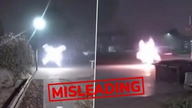 Is the Glowing Orb in the US Ring Camera Video Real Ball Lightning? Fact Check Debunks Viral Hoax Circulating on Social Media