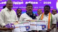 Congress Unveils Manifesto for Tamil Nadu Assembly Elections 2026; INR 2,000 Monthly UBI for Every Family, Big Push on Jobs, Safety and Healthcare