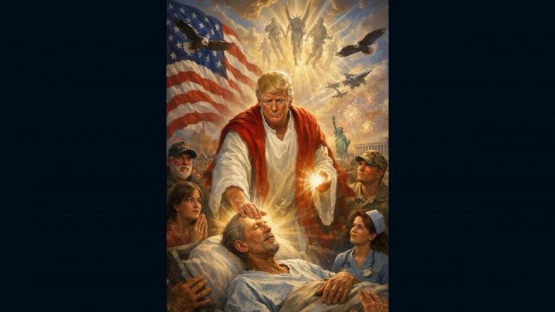 Donald Trump Deletes AI-Generated Image Depicting Himself As Jesus Christ Amid Backlash