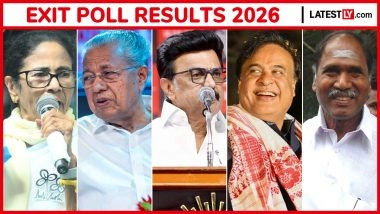 Exit Poll Results 2026 Date and Time: When Will Projections Be Released for West Bengal, Tamil Nadu, Assam, Kerala and Puducherry Assembly Elections?