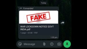 War Lockdown Notice PDF Goes Viral on WhatsApp; It Is an April Fools’ Day Hoax