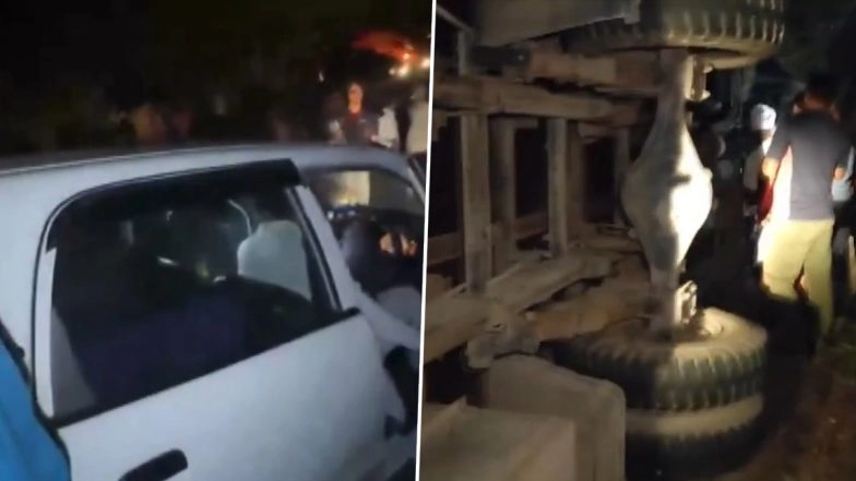 Fatehgarh Sahib Road Accident: 6 Killed, 20 Injured As Bus Carrying Devotees Overturns in Punjab (Watch Video)