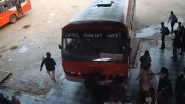 Haveri Accident Video: 2-Year-Old Killed, Several Injured After KSRTC Bus Rams Into Crowd at Central Bus Stand in Karnataka; Disturbing Video Surface
