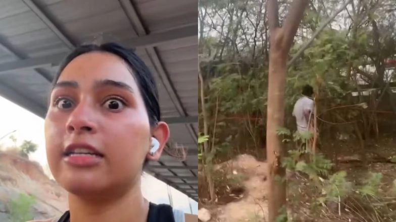 Hyderabad Cycling Track Viral Video: Woman Runner Calls Out Man Allegedly Masturbating in Public
