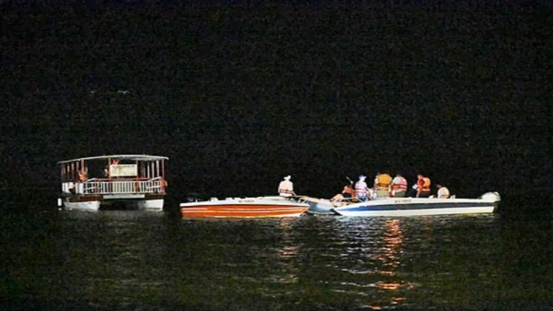 Jabalpur Boat Accident: 6 Dead, 19 Rescued, 15 Missing After Tourist Cruise Capsizes in Bargi Dam; Rescue Operation Underway (Watch Videos)