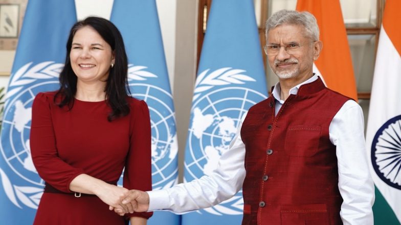 UNGA President Annalena Baerbock Meets EAM S Jaishankar in Delhi