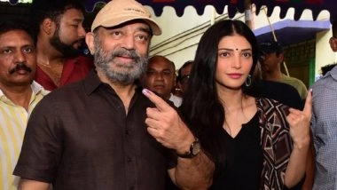 Tamil Nadu Assembly Elections 2026 Voting: Kamal Haasan Votes with Daughter Shruti Haasan, Share Inked Finger Moments on Social Media (Watch Videos)