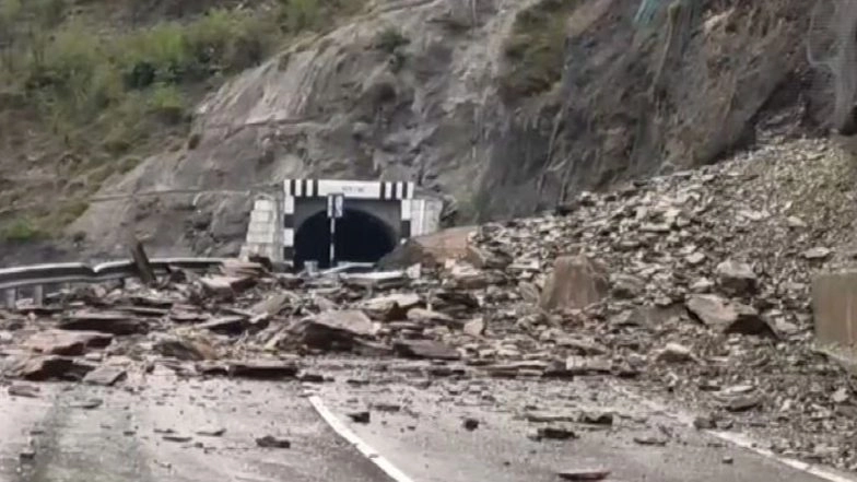 Ramban: Massive Landslide Blocks Jammu-Srinagar Highway