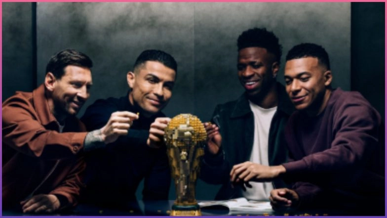 Lionel Messi, Cristiano Ronaldo, Kylian Mbappe and Vinicius Jr Come Together for LEGO&rsquo;s Viral FIFA World Cup 2026 Campaign