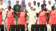 Mamata Banerjee Performs Traditional Dance in Sreerampore Ahead of West Bengal Assembly Election 2026 (Watch Video)